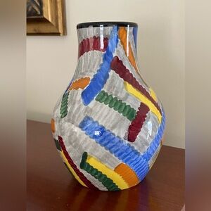 Eva Zeisel Art Deco Pottery Vase Gobelin 4 SMF Schramberg Hand-Painted 1930s